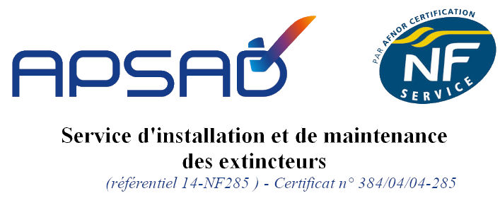 Certification Extincteur