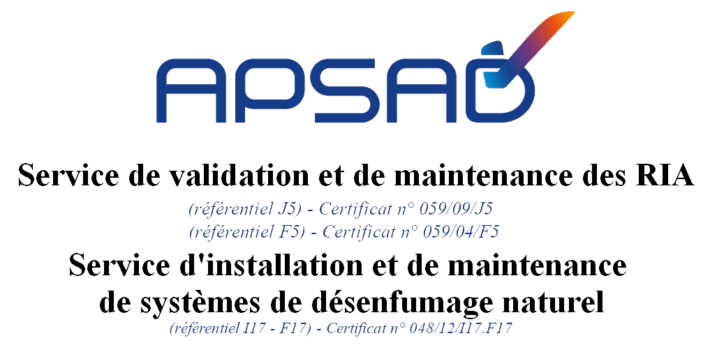 Certification RIA Désenfumage